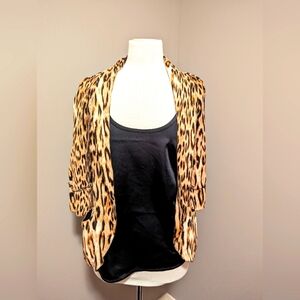 Dynamite Leopard Blazer